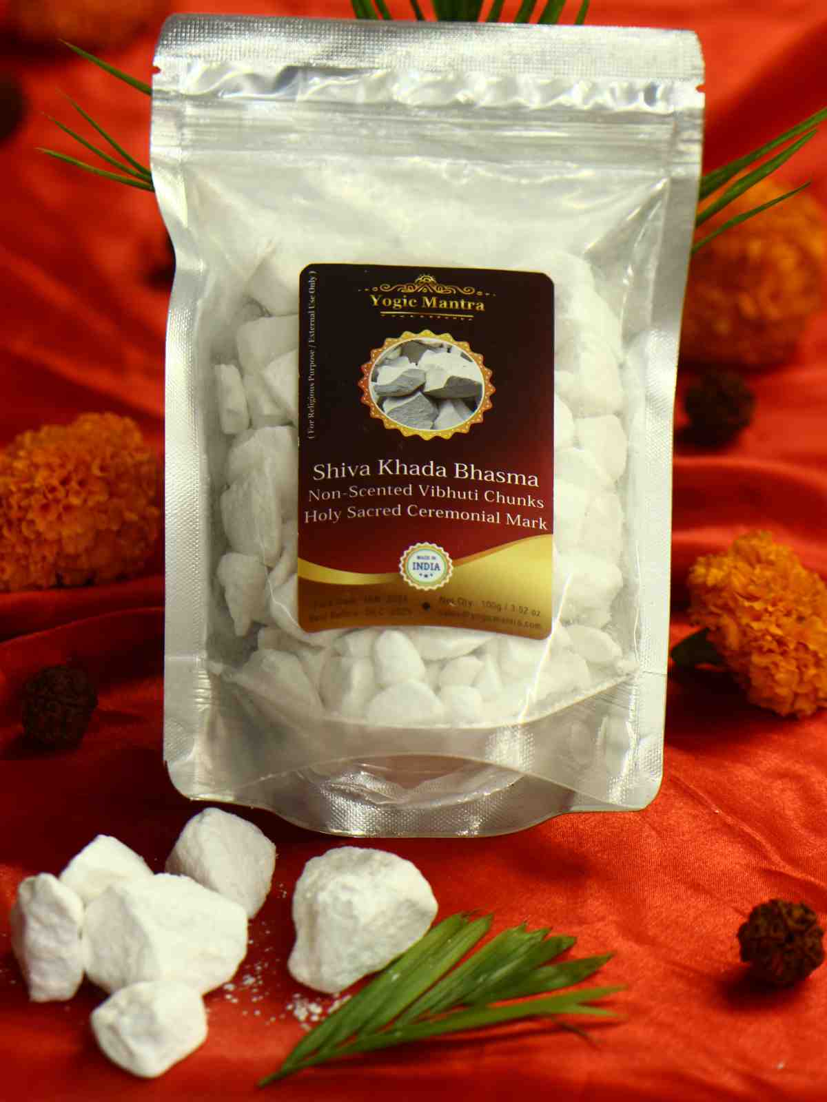 Yogic Mantra Shiva Khada Bhasma Vibhuti Chunks