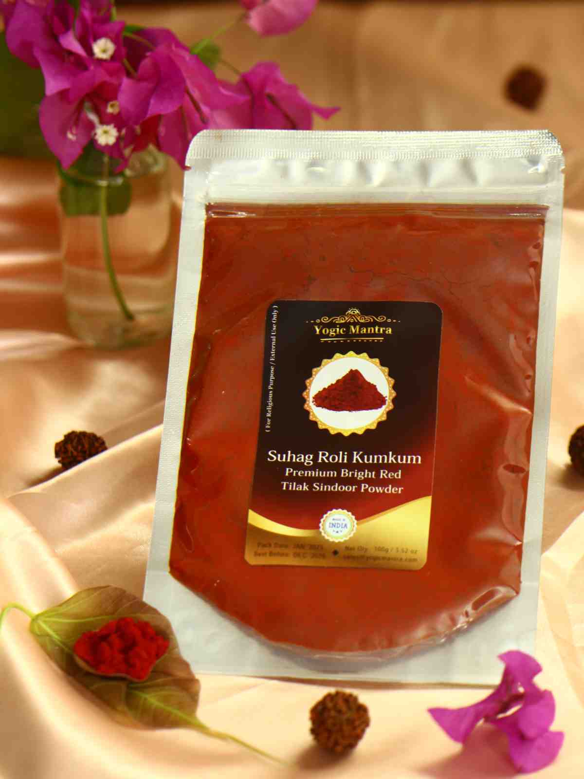 Yogic Mantra Suhag Roli Kumkum Powder