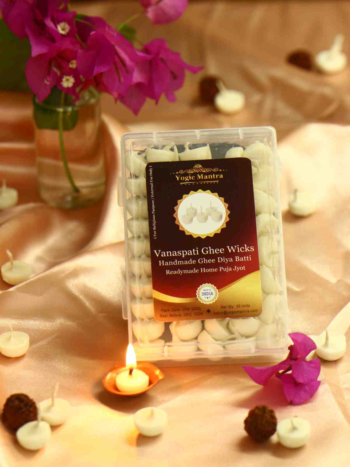Yogic Mantra Vanaspati Ghee Wicks